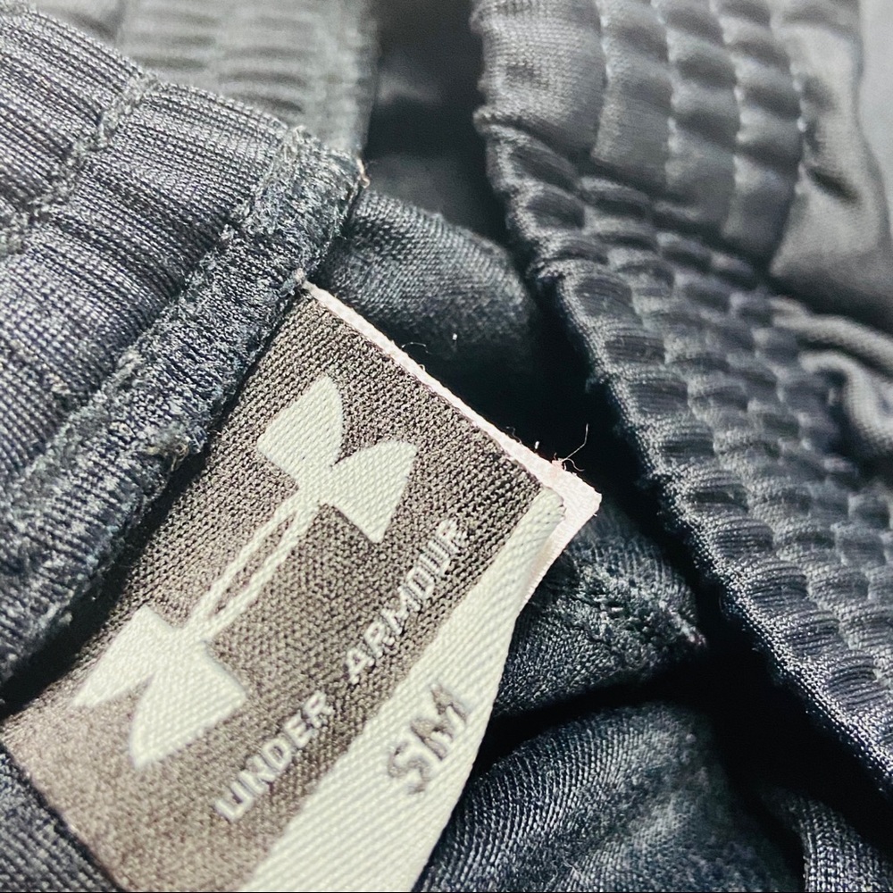 Under Armour Loose Black Ankle Zip Sweat Pants S - Picture 5 of 7